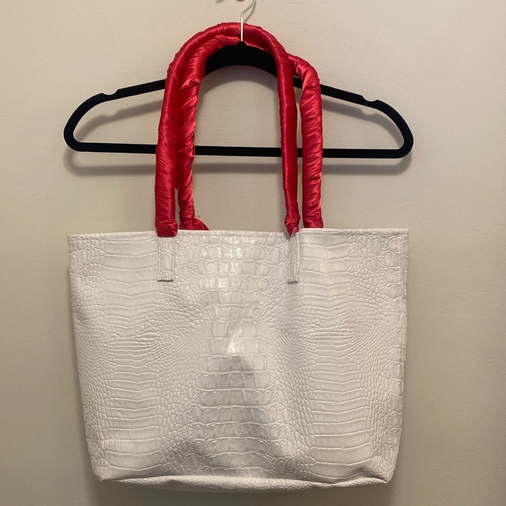 Stacy Kessler Hand Wrapped Pink Handle Bag